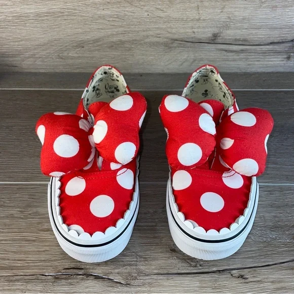 RARE Woman’s VANS Authentic Gore x Disney Minnie's Bow 2018 Size 5 - Picture 5 of 11